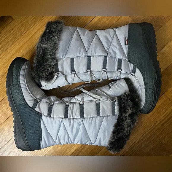 Kamik Porto Driclimate Gray Silver Weather Tech Winter Boots Size 11 - Picture 2 of 11